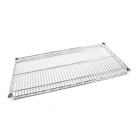 Chrome Wire Shelving Extra Shelf Level - Overall Size  D460mm x W915mm
