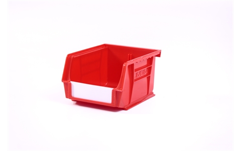 Size 2 Linbins - H75mm x W105mm x D135mm - Pack of 20 - Red Storage Bins