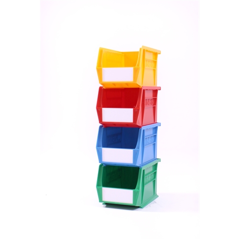 Size 3 Linbins - H75mm x W105mm x D190mm - Pack of 20 - Blue Storage Bins