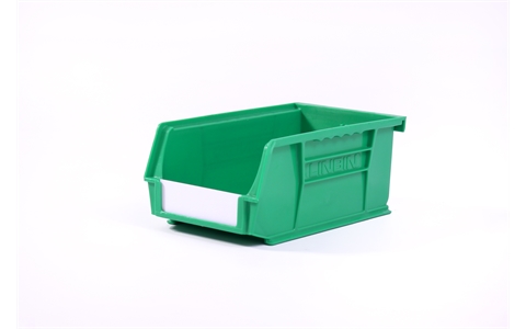 Size 3 Linbins - H75mm x W105mm x D190mm - Pack of 20 - Green Storage Bins