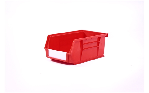 Size 3 Linbins - H75mm x W105mm x D190mm - Pack of 20 - Red Storage Bins