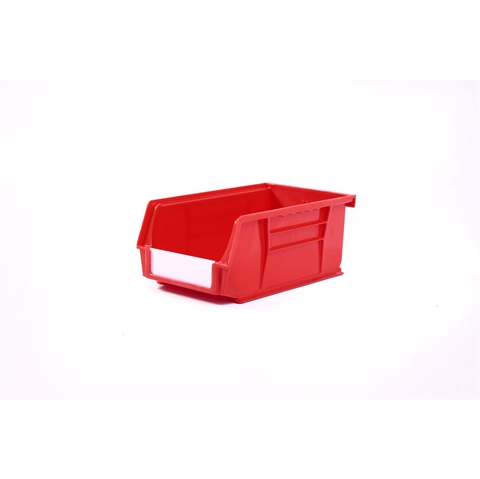 Size 3 Linbins - H75mm x W105mm x D190mm - Pack of 20 - Red Storage Bins