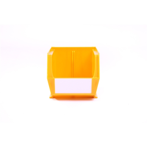 Size 4 Linbins - H130mm x W140mm x D210mm - Pack of 10 - Yellow Storage Bins