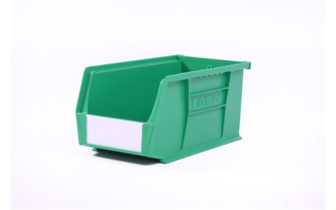 Size 5 Linbins - H130mm x W140mm x D280mm - Pack of 10 - Green Storage Bins