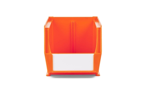 Size 5 Neon Linbins - H130mm x W140mm x D280mm - Pack of 10 - Orange Storage Bins