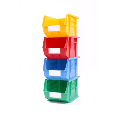 Size 6 Linbins - H180mm x W210mm x D280mm - Pack of 10 - Blue Storage Bins