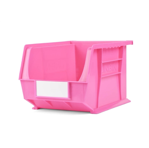 Size 6 Neon Linbins - H180mm x W210mm x D280mm - Pack of 10 - Pink Storage Bins