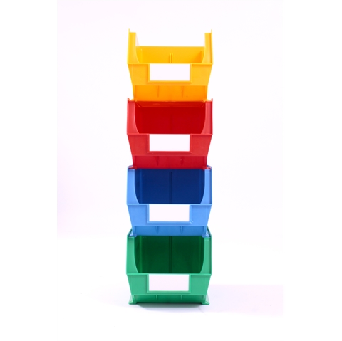 Size 6 Linbins - H180mm x W210mm x D280mm - Pack of 10 - Red Storage Bins