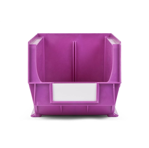 Size 7 Neon Linbins - H180mm x W210mm x D375mm - Pack of 10 - Purple Storage Bins