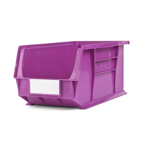 Size 7 Neon Linbins - H180mm x W210mm x D375mm - Pack of 10 - Purple Storage Bins