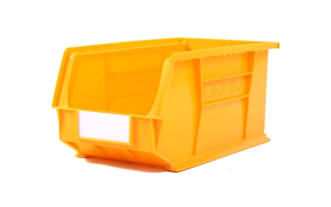 Size 7 Linbins - H180mm x W210mm x D375mm - Pack of 10 - Yellow Storage Bins