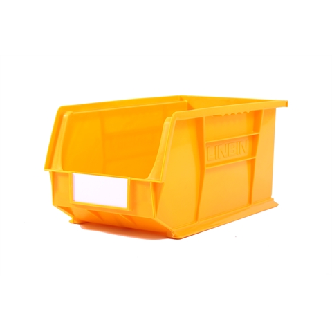 Size 7 Linbins - H180mm x W210mm x D375mm - Pack of 10 - Yellow Storage Bins