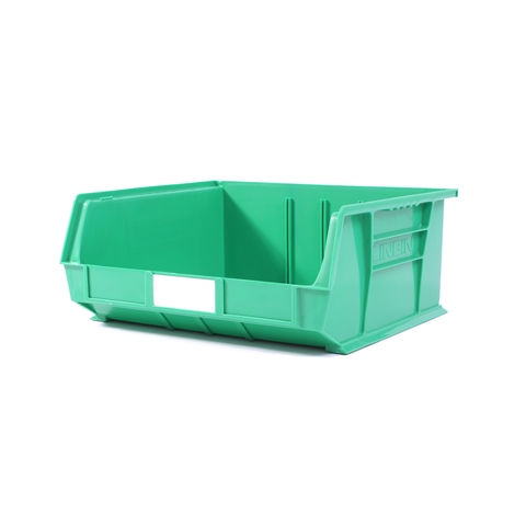 Size 8 Linbins - H180mm x W420mm x D375mm - Pack of 5 - Green Storage Bins