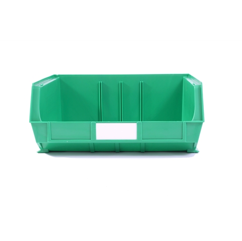 Size 8 Linbins - H180mm x W420mm x D375mm - Pack of 5 - Green Storage Bins