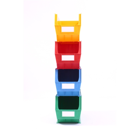 Size 9 Linbins - H230mm x W210mm x D455mm - Pack of 5 - Blue Storage Bins