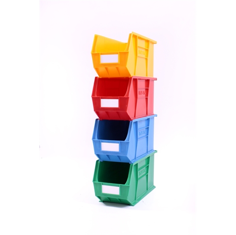 Size 9 Linbins - H230mm x W210mm x D455mm - Pack of 5 - Blue Storage Bins