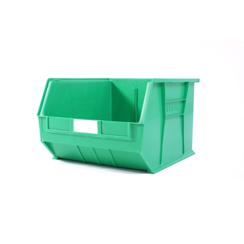 Size 10 Linbins - H295mm x W420mm x D455mm - Pack of 3 - Green Storage Bins