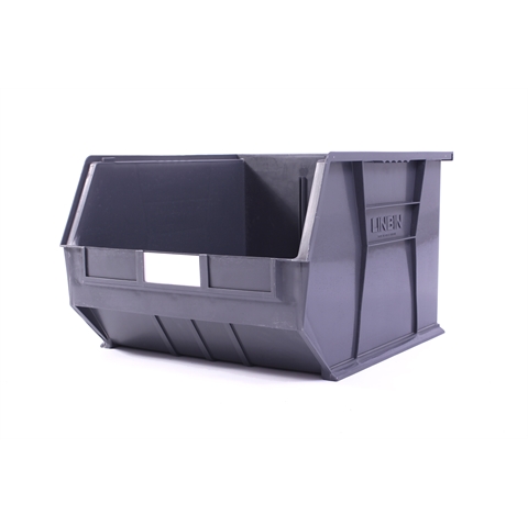 Size 10 Linbins - H295mm xW420mm x D455mm - Pack of 3 - Grey Storage Bins