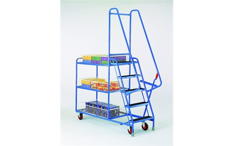 Picking Step - Fied Steel Trays - Overall Size  H2075mm x W620mm x L1730mm