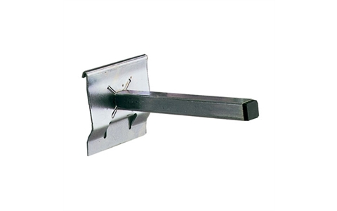 Welded Spigot - Square Tube - 16mm Diameter x 150mm Length - 10kg UDL