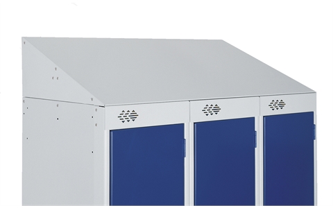 Retro fitted Sloping Tops for Standard Lockers - Nest of 3 - 300w x 450d mm